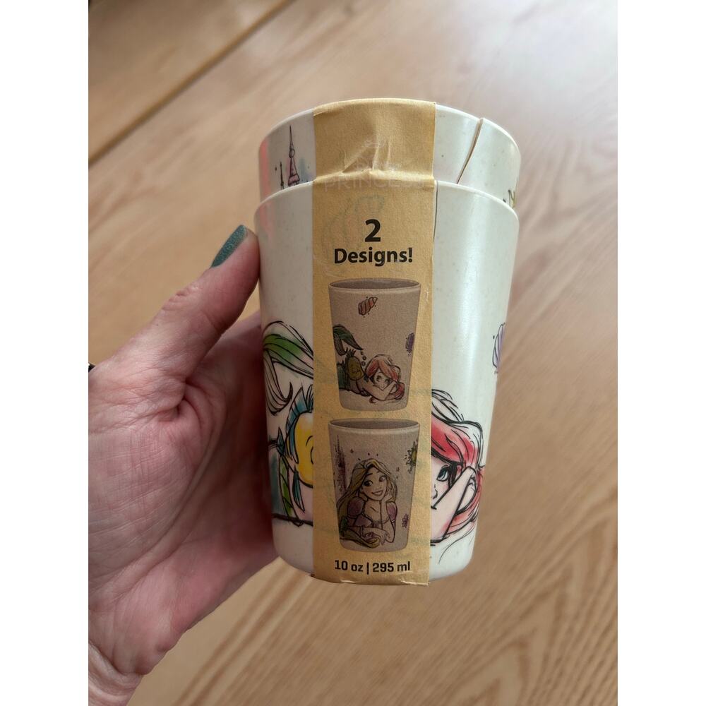 New Bundle Of 2 Zack! Designs Mermaid 🧜🏻‍♀️ Plastic Cups 2 Designs size 10oz